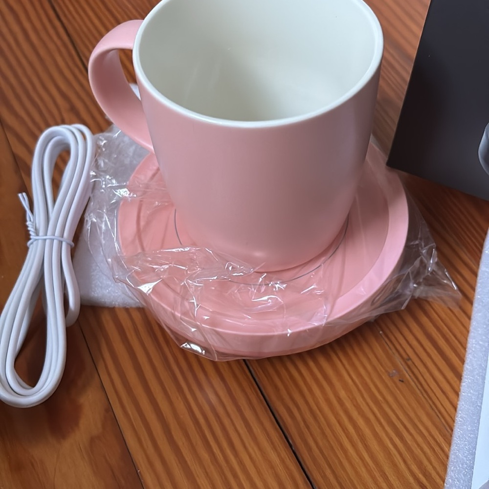 BESTINNKITS Smart Coffee Set Auto On/Off Gravity-induction Mug Office Desk Use